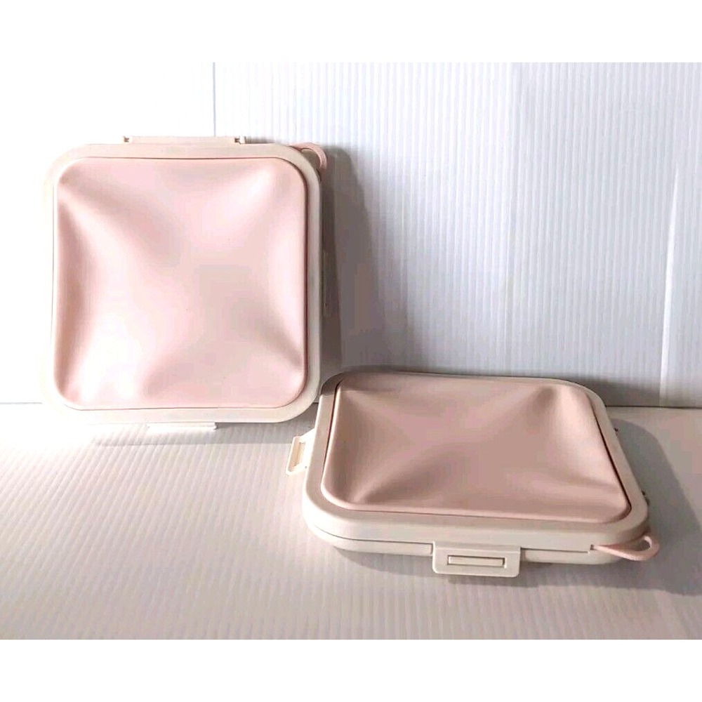 Lot of 2 Target Sandwich Containers Snap On Lid Microwave Dishwasher Safe NEW!